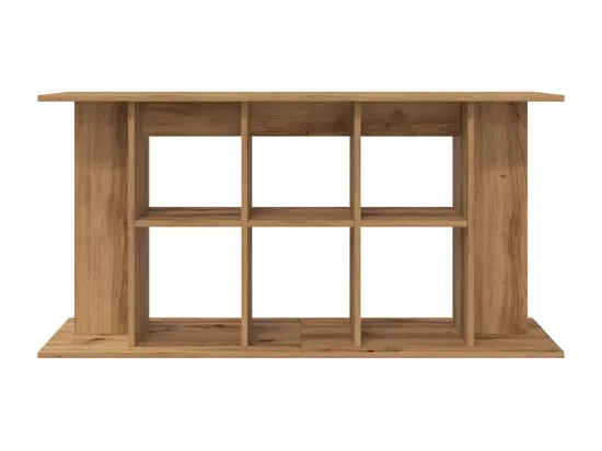 Support d'aquarium chêne artisanal 120x40x60 cm bois ingénierie