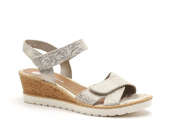 Remonte nu pieds talons femme r6252 or