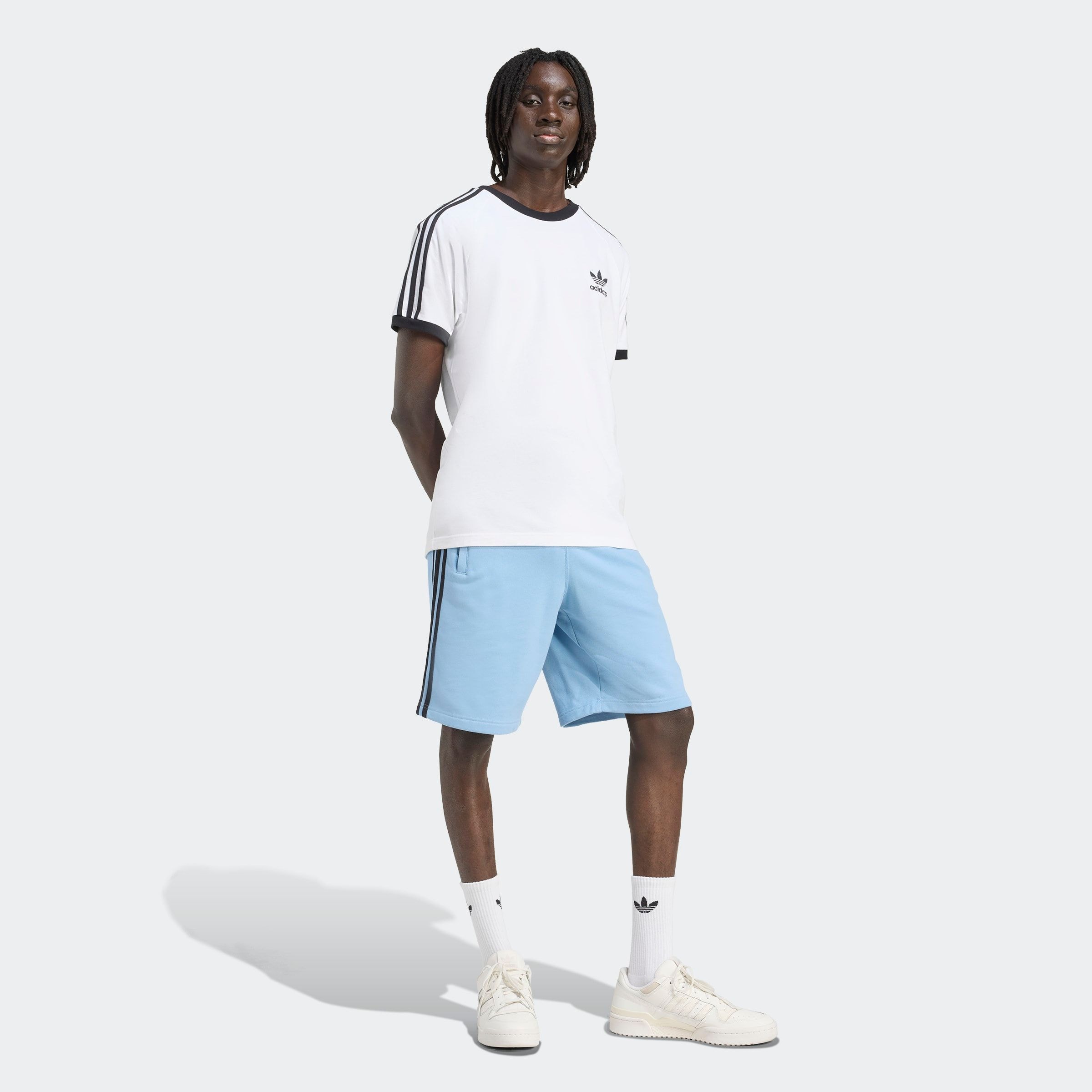 adidas Originals Shorts »3-STRIPE SHORT«  Drei Streifen Sweat Shorts aus weichem French-Terry Material