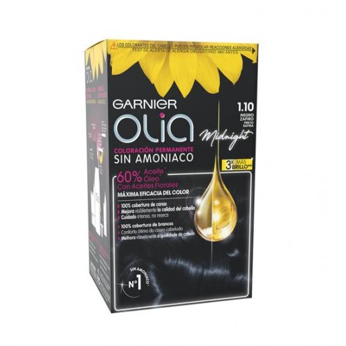 Garnier Olia Black Light Preto Safira 1.10