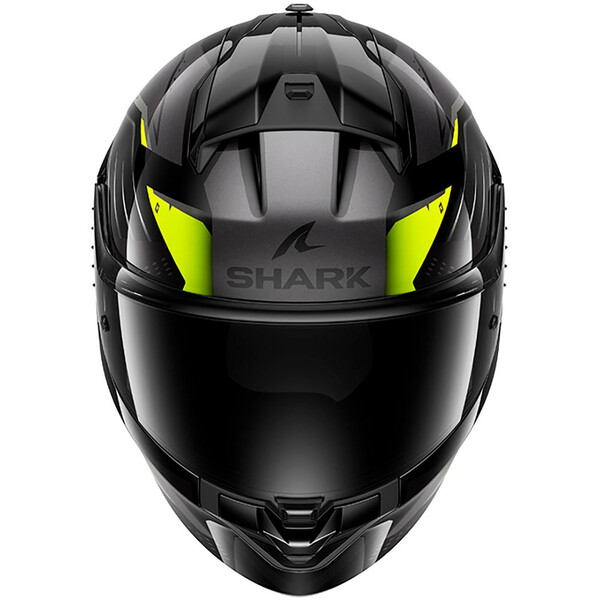 Shark - Casque Ridill 2 Bersek Gris brillant / Noir / Jaune