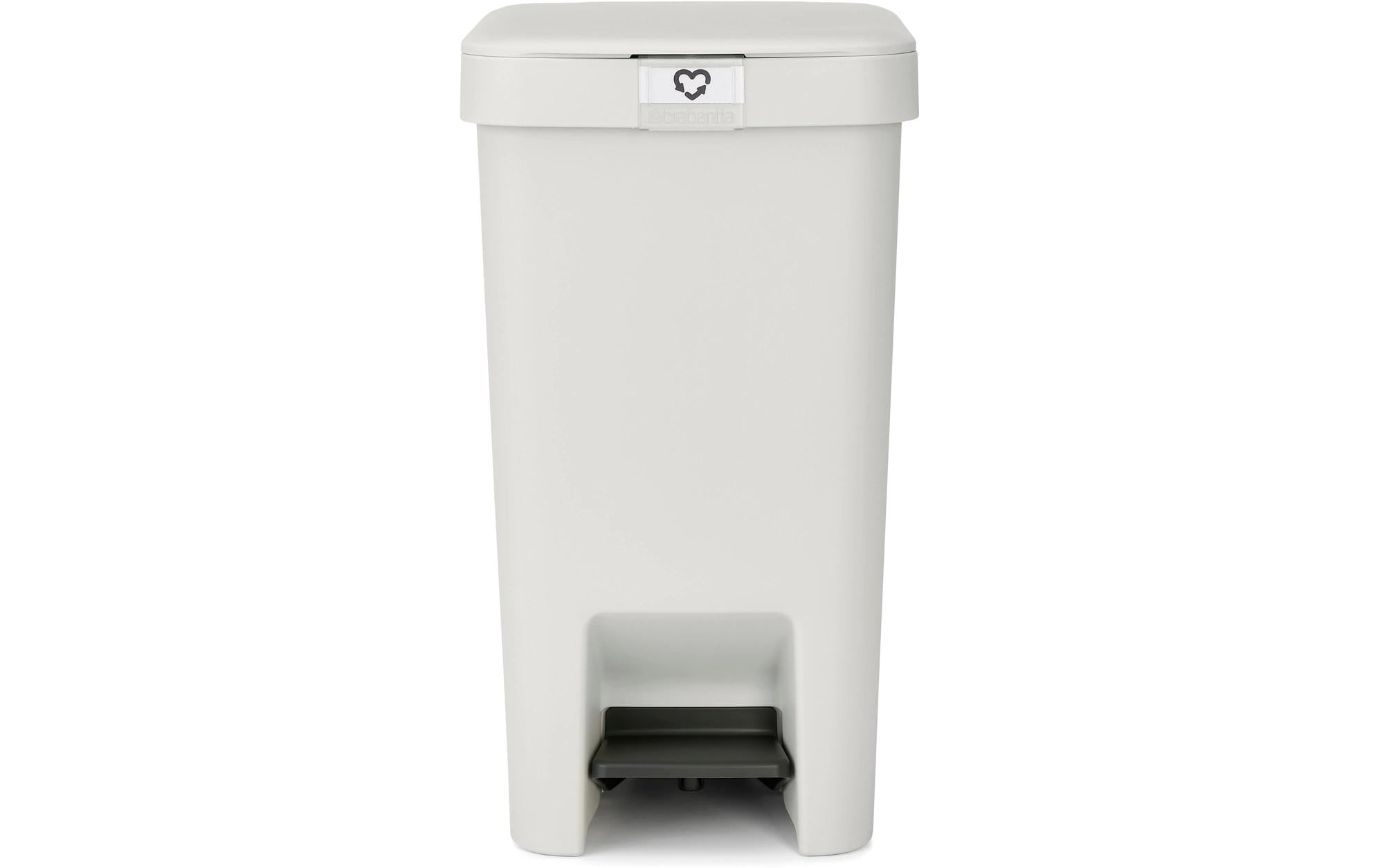 Recyclingbehälter StepUp 16 l, HellgrauTreteimer für Recycling Materialien