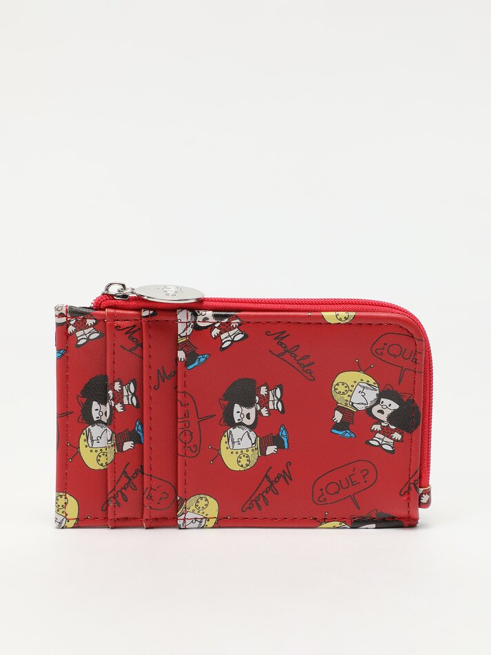 Porta-cartões Mafalda - Vermelho