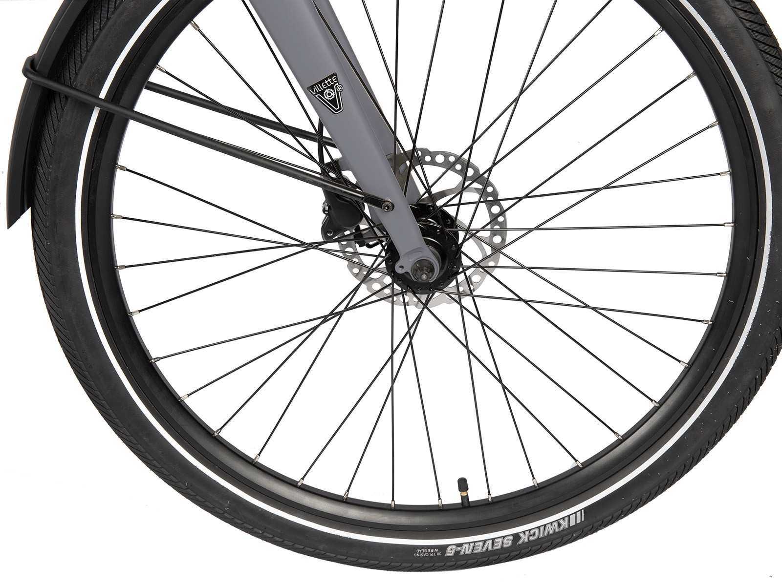 Villette Extreme RM 17.5 Ah 8sp 27.5 inch city-ebike - Dark Grey