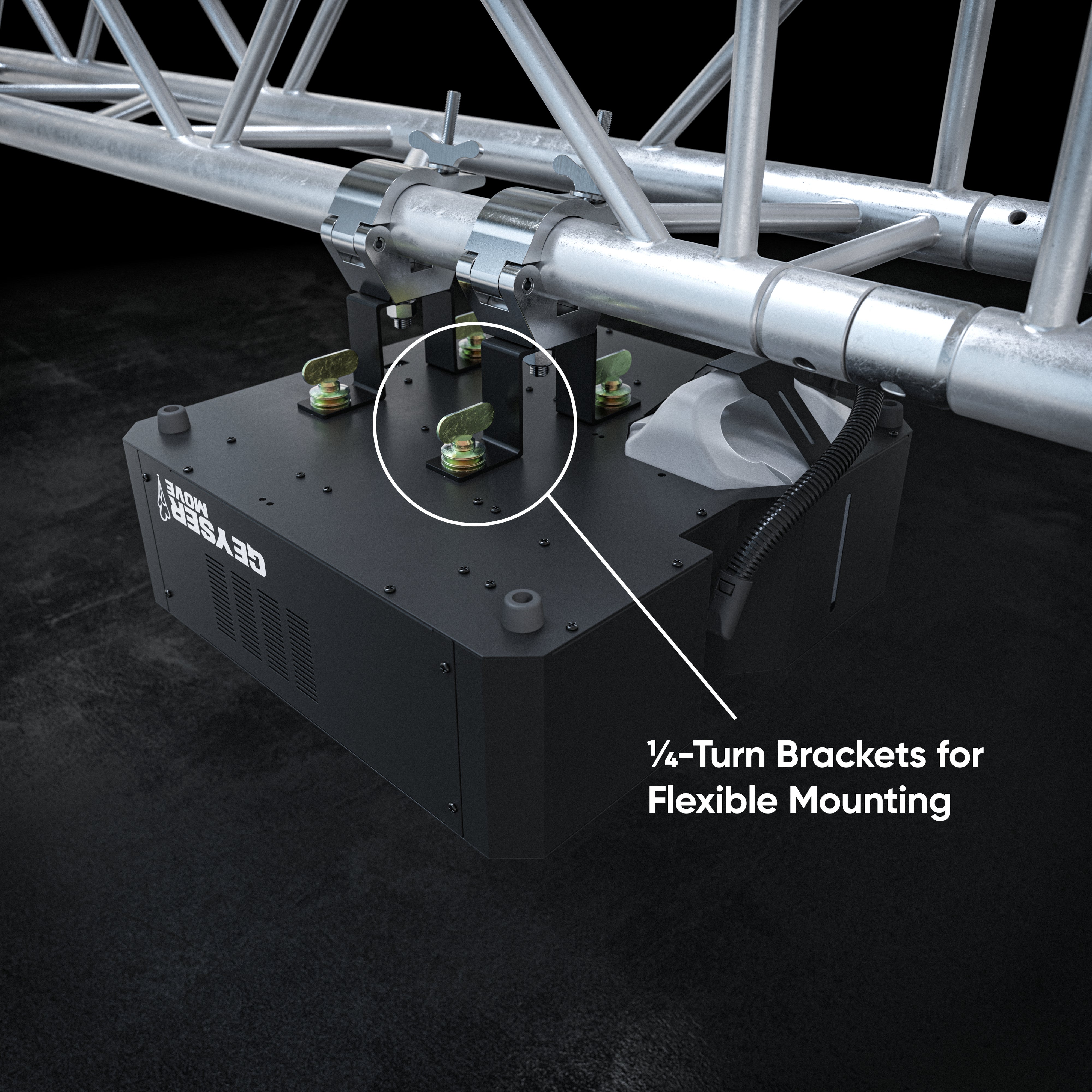 Chauvet DJ Geyser Move rookmachine met lichteffecten