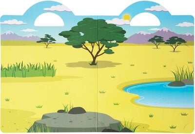 Melissa & Doug Klistremerkebok Safari 42 Stk