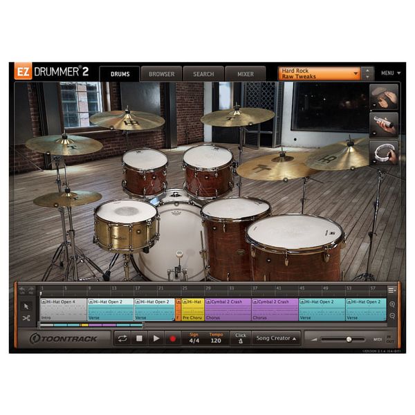 Toontrack EZX Hard Rock