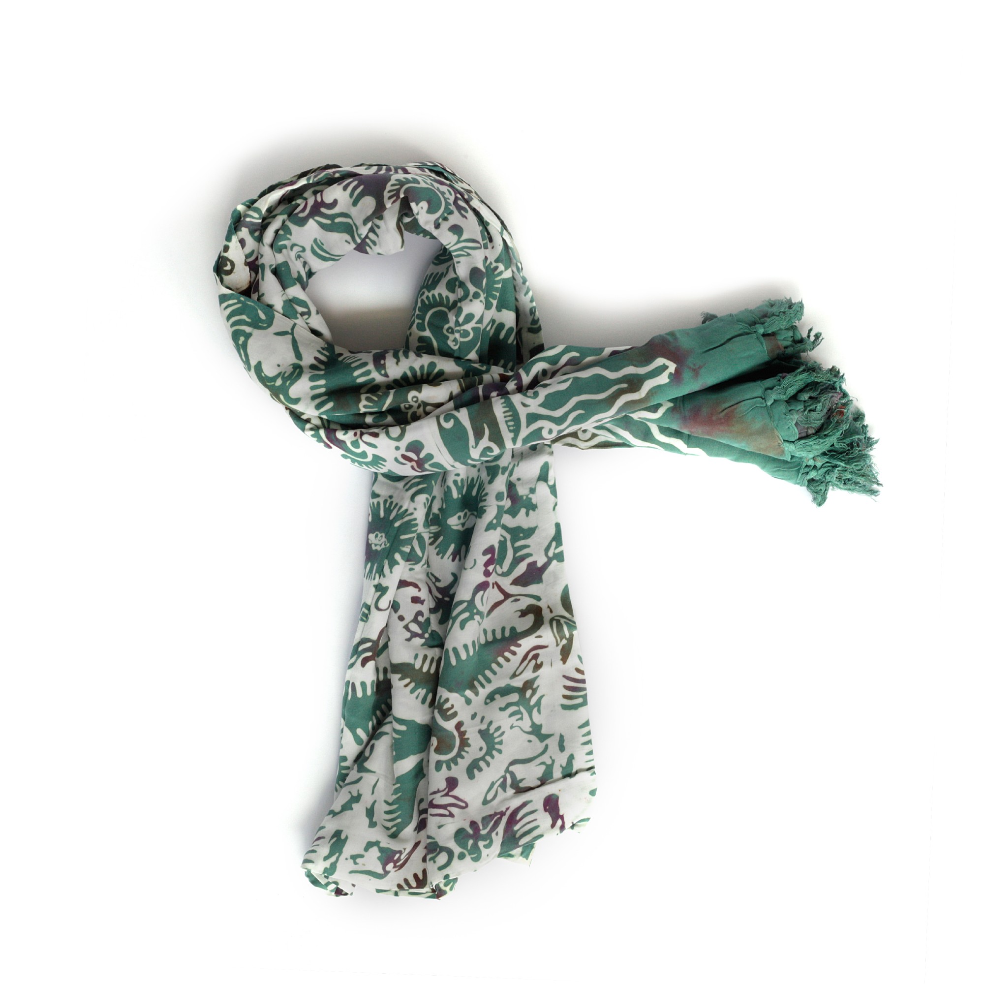 Sarong mit Kokosnuss-Schnalle, mint, weiß, braun, L 115 cm, B 225 cm günstig bestellen