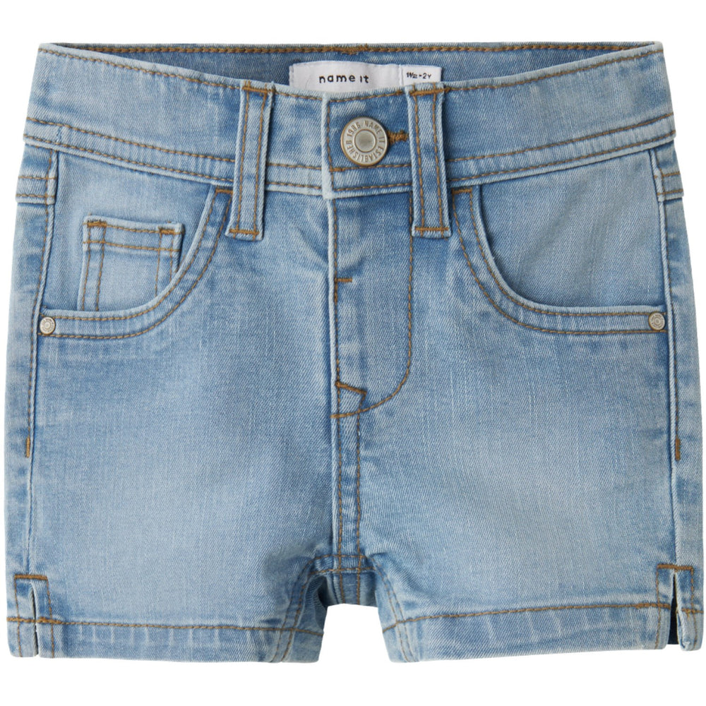 Køb Name It Light Blue Denim Nmfsalli Slim Dnm Shorts 3398-Ic Tb