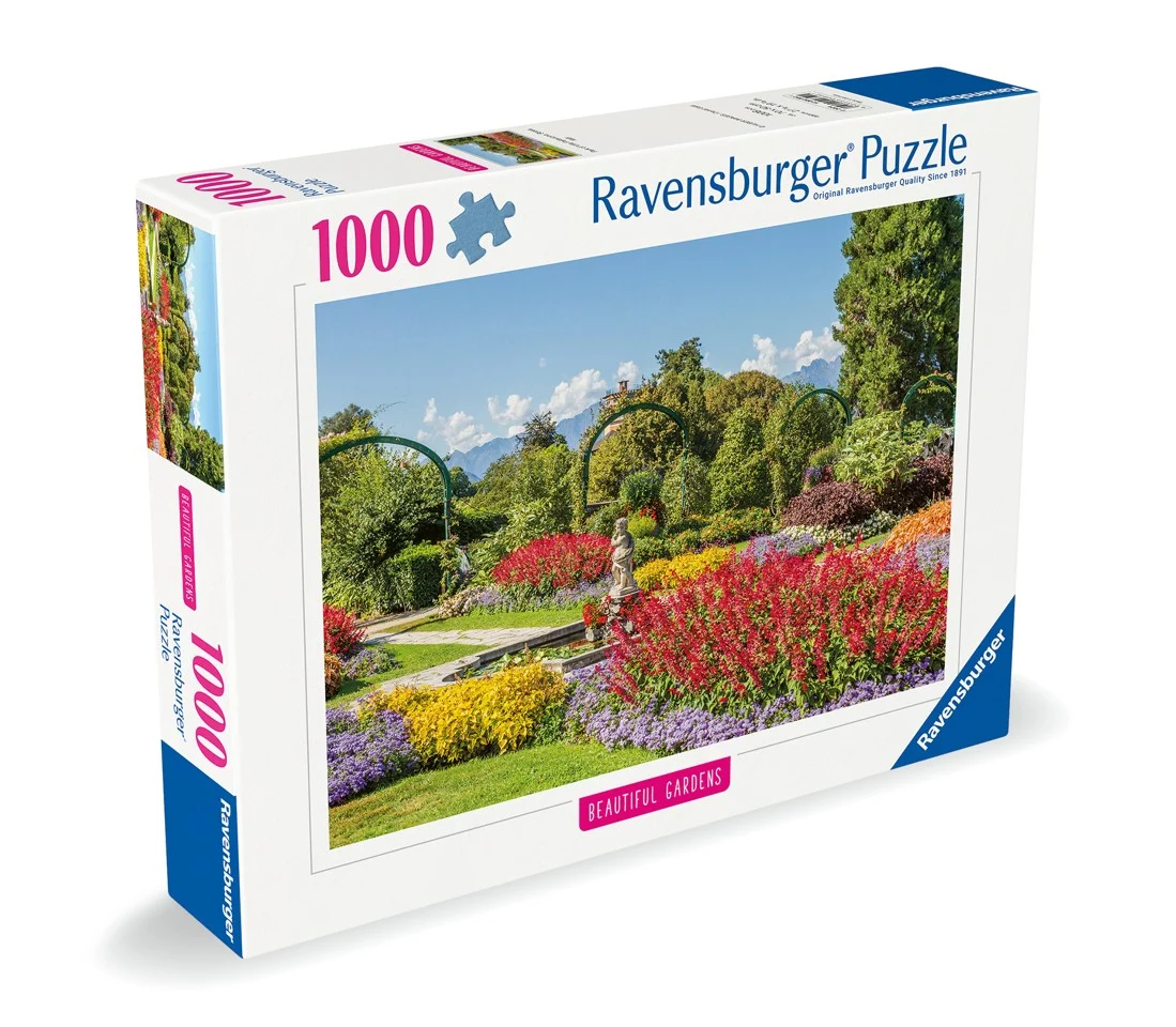 Ravensburger - Puslespil Park Of Villa Pallavicino 1000 brikker
