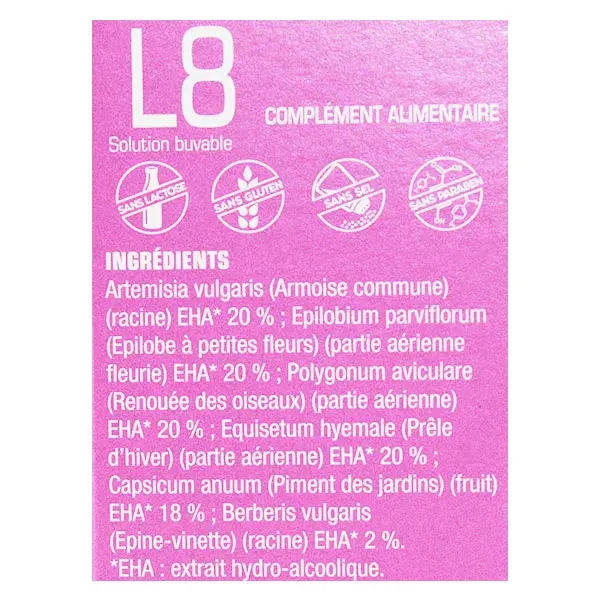 Solução oral Lehning L8 para mulheres, 30ml