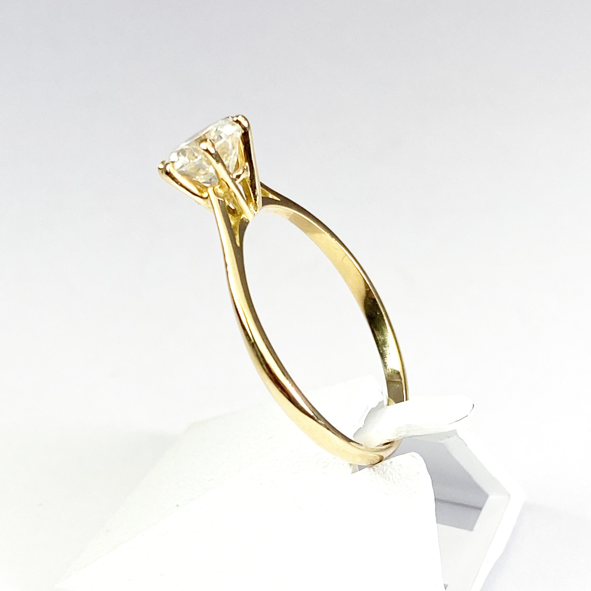 Bague d'occasion or 750 jaune diamant