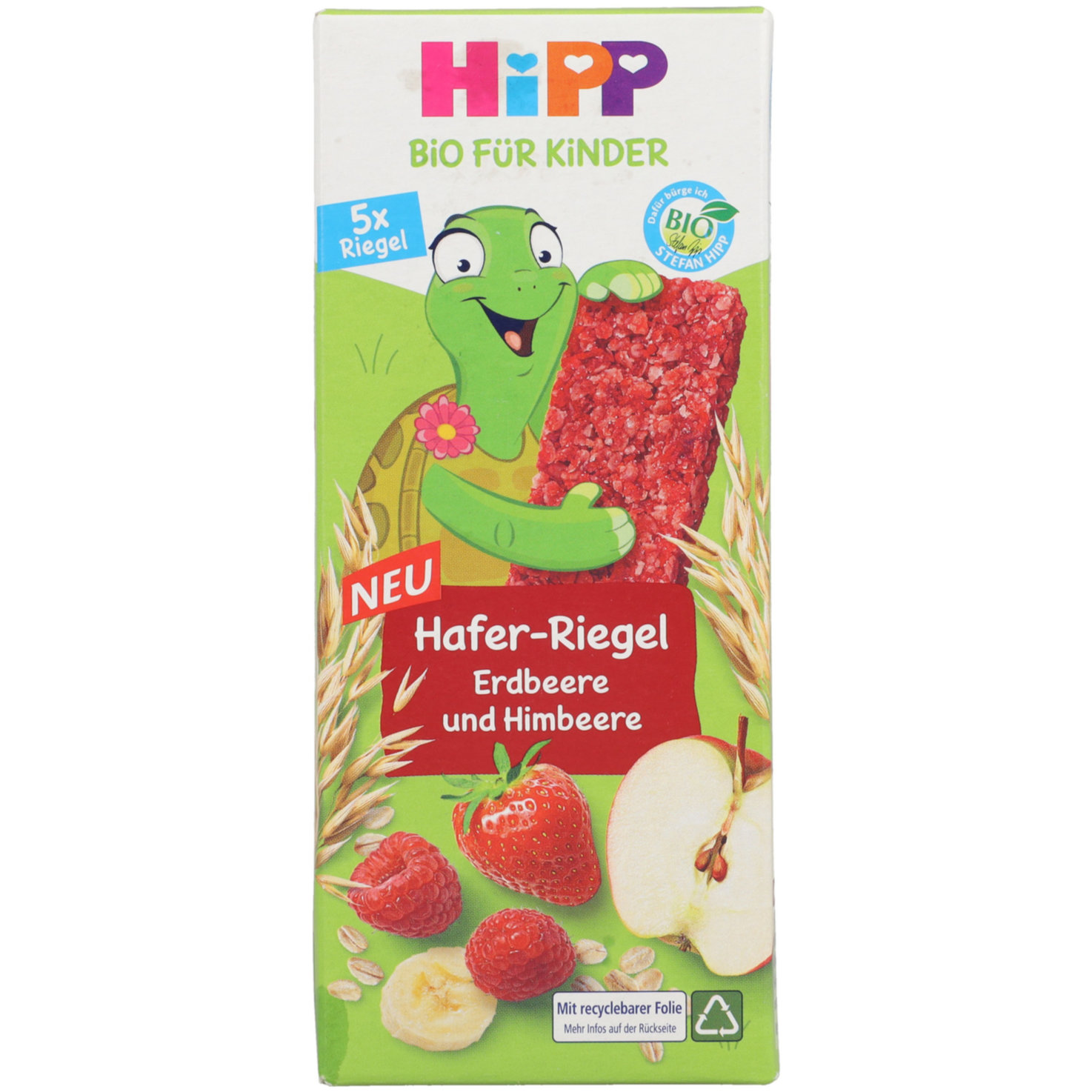 Hipp Hafer Riegel Erdbeere & Himbeere 12+ Monate