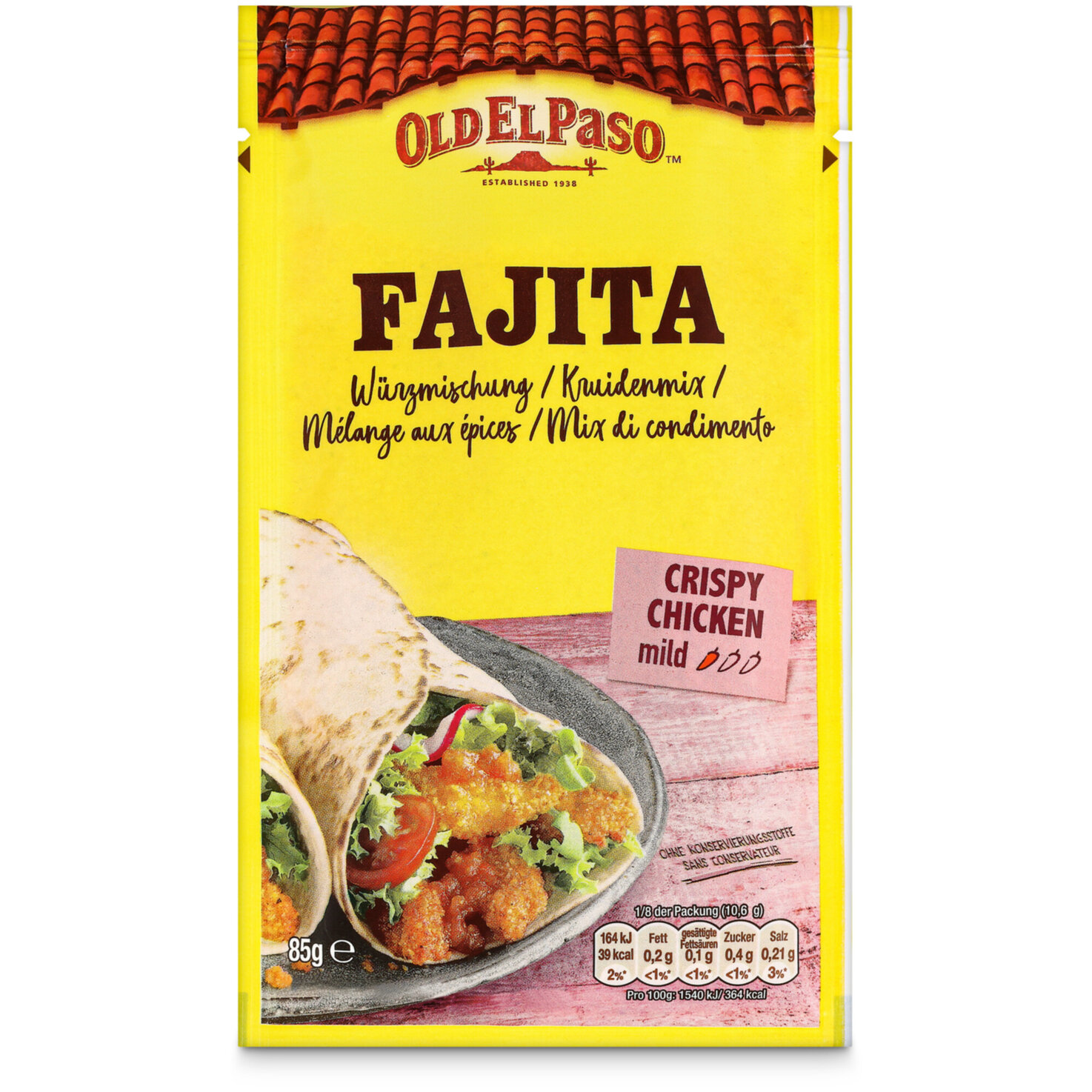 Old El Paso Gewürzmischung Crispy Chicken Fajitas