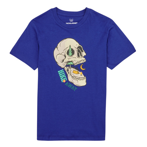 Jack & Jones - JJHIKER TEE SS CREW NECK JNR - Bleu