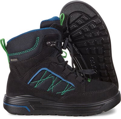 ECCO Urban Snowboarder Sko, Black/Poseidon