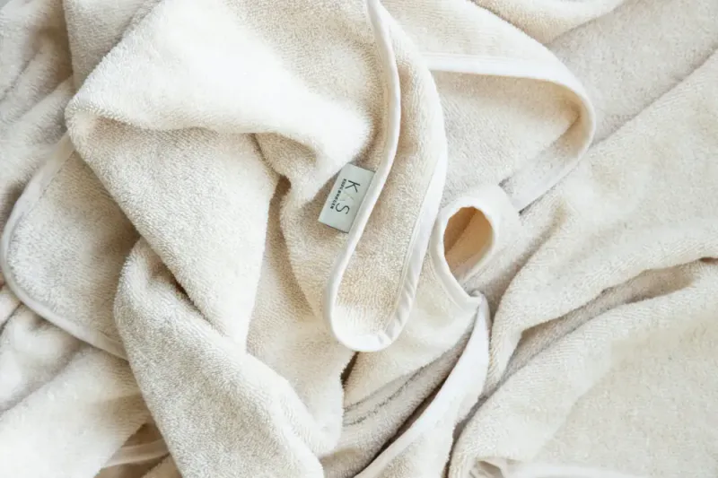 Kas Kopenhagen Håndkle med hette til baby - Blonder