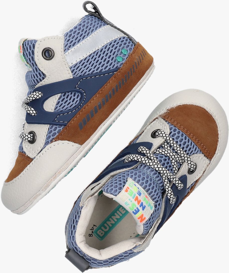 BUNNIESJR blauwe bunniesjr babyschoenen zeb zacht