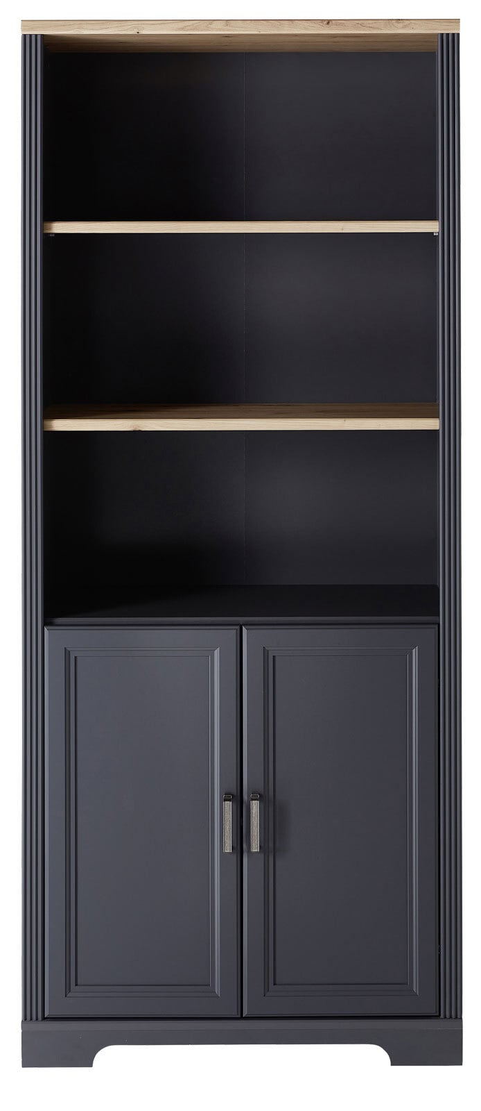 CASAVANTI Aktenschrank JASMIN 86 x 204 cm Graphit/ Artisan Eiche
