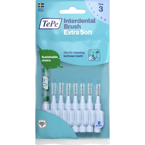 Interdentalbürste Extra Soft Blau ISO Gr. 3
