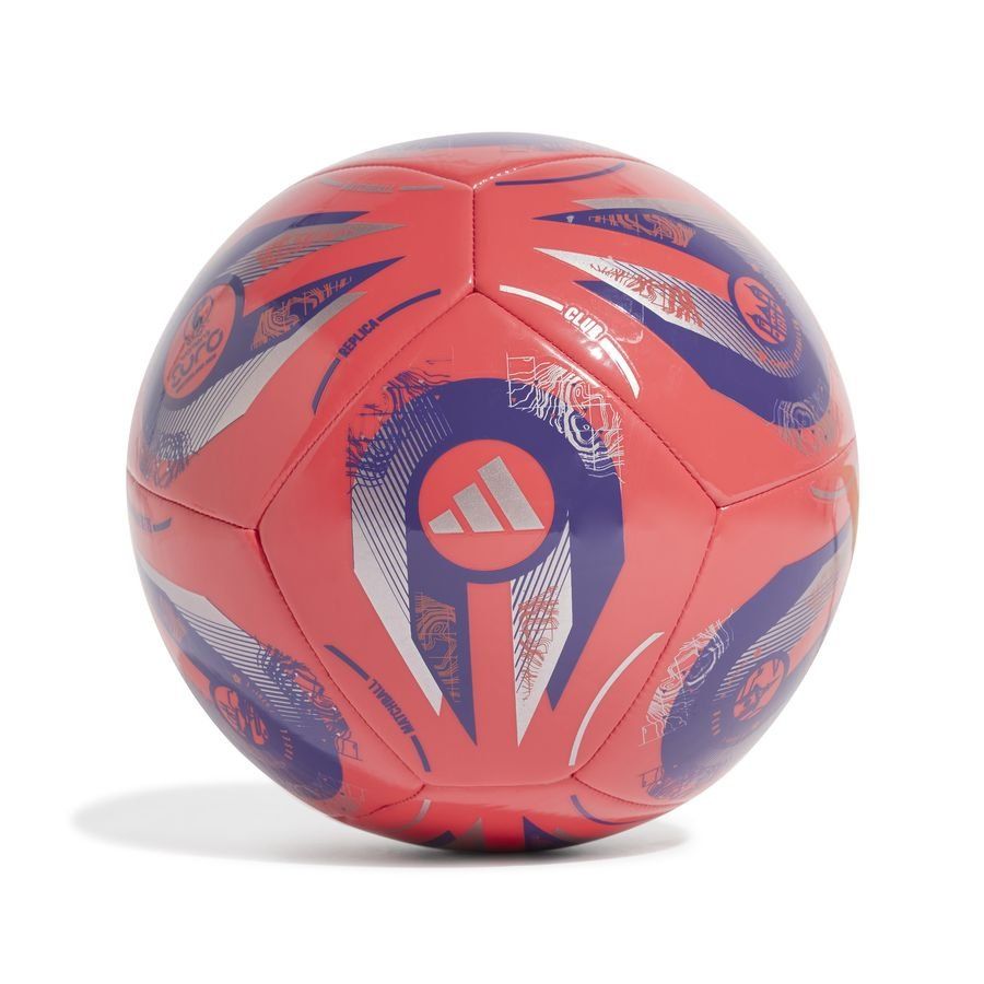 adidas Ballon Konektis Club Women's EURO 2025 - Rouge/Violet/Argenté