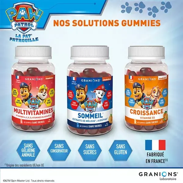 Granions Sleep Gummies Patrulha Canina 60 gomas
