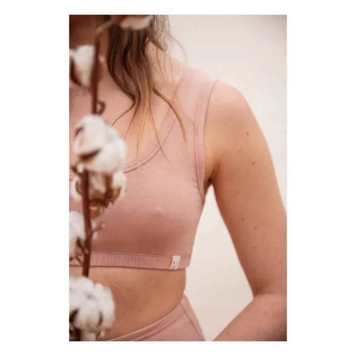 Matona Brassière Basic Coton Bio - Collection Femme  | Terracotta