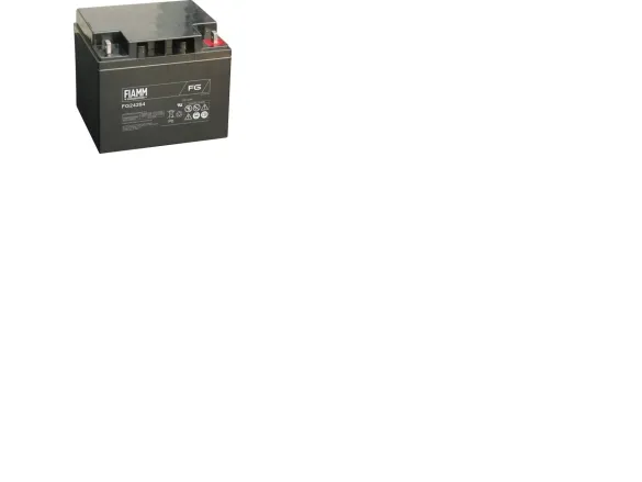 Fiamm Blybatteri 12v/42Ah. Til alarm og backup med pol Flag Ø 5.5mm (Fladjern med hul igennem) - (LxBxH) 197x165x170mm