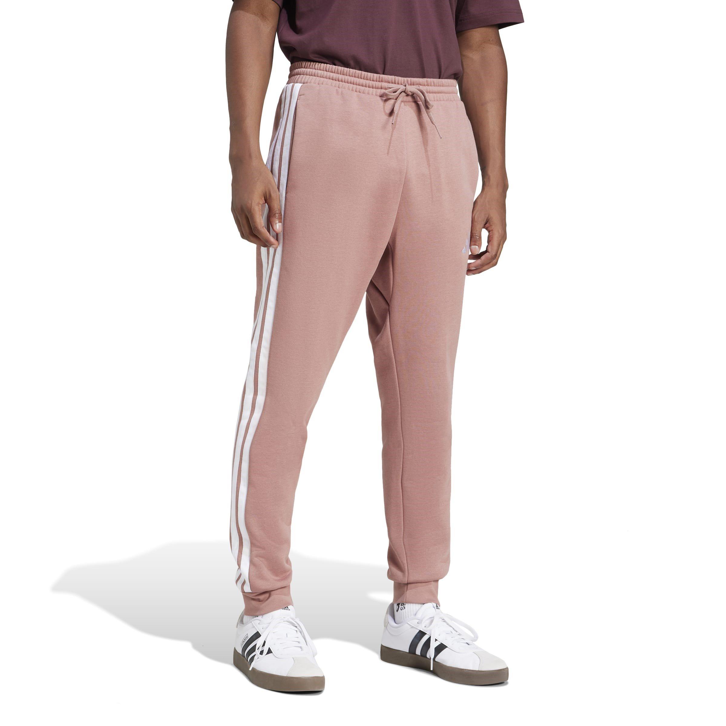 adidas Essentials Fleece Tapered Cuff 3-Stripes Joggers