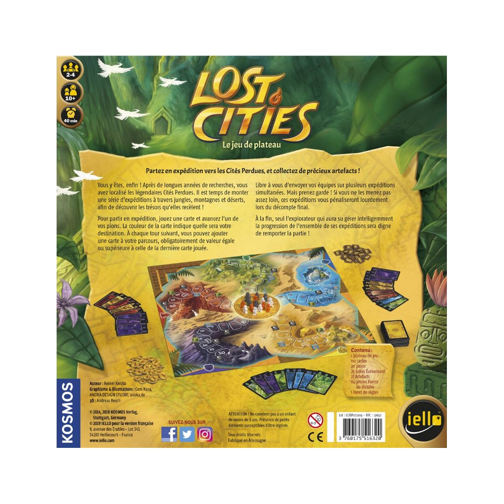 Lost Cities : Le Jeu De Plateau