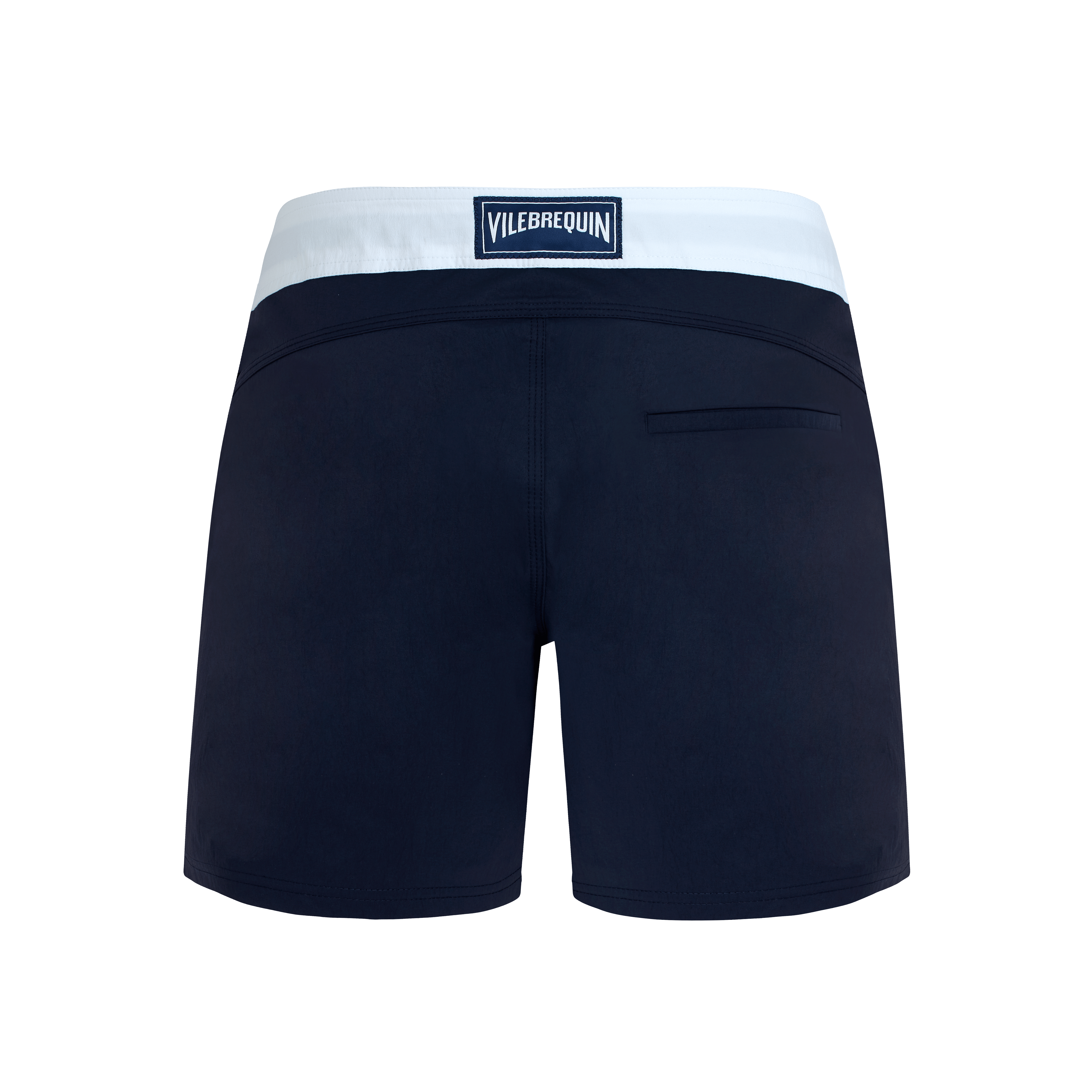 Maillot de bain Court Stretch Ceinture Plate Homme Color Block