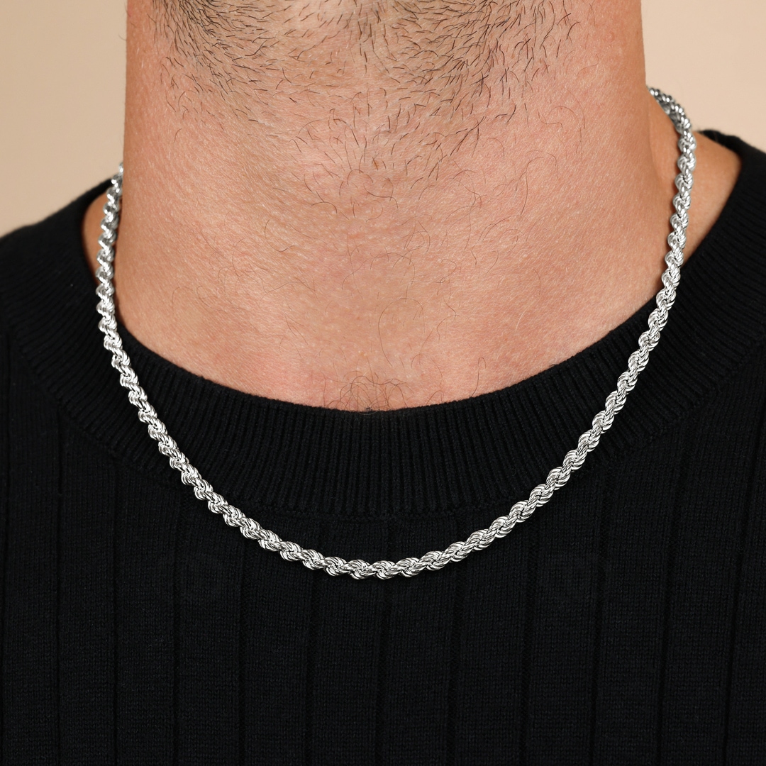 Kordelkette 925 Silber 4.2mm