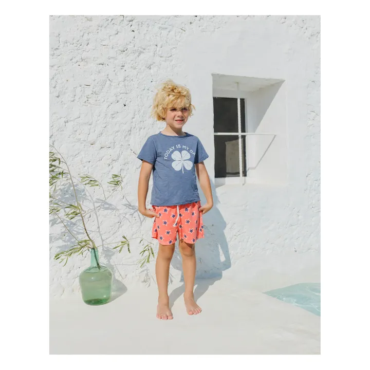 Búho Short de Bain Etoiles | Corail