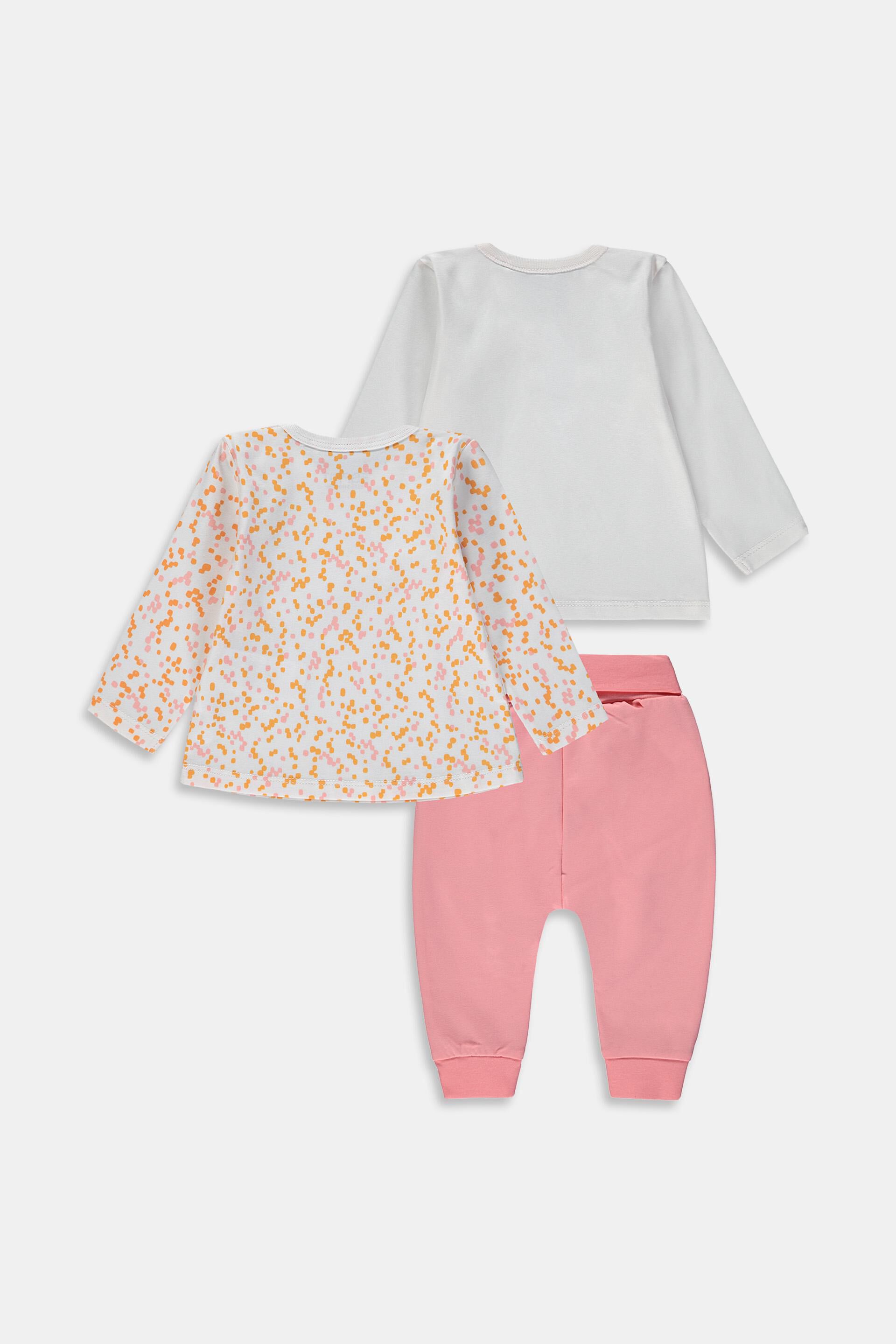 Lot mixte : cardigan, t-shirt à manches longues et pantalon