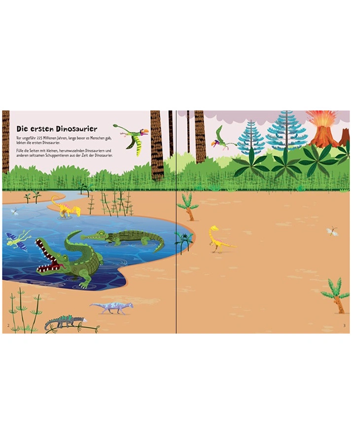 Meine Stickerbücher / Mein Stickerbuch: Dinosaurier