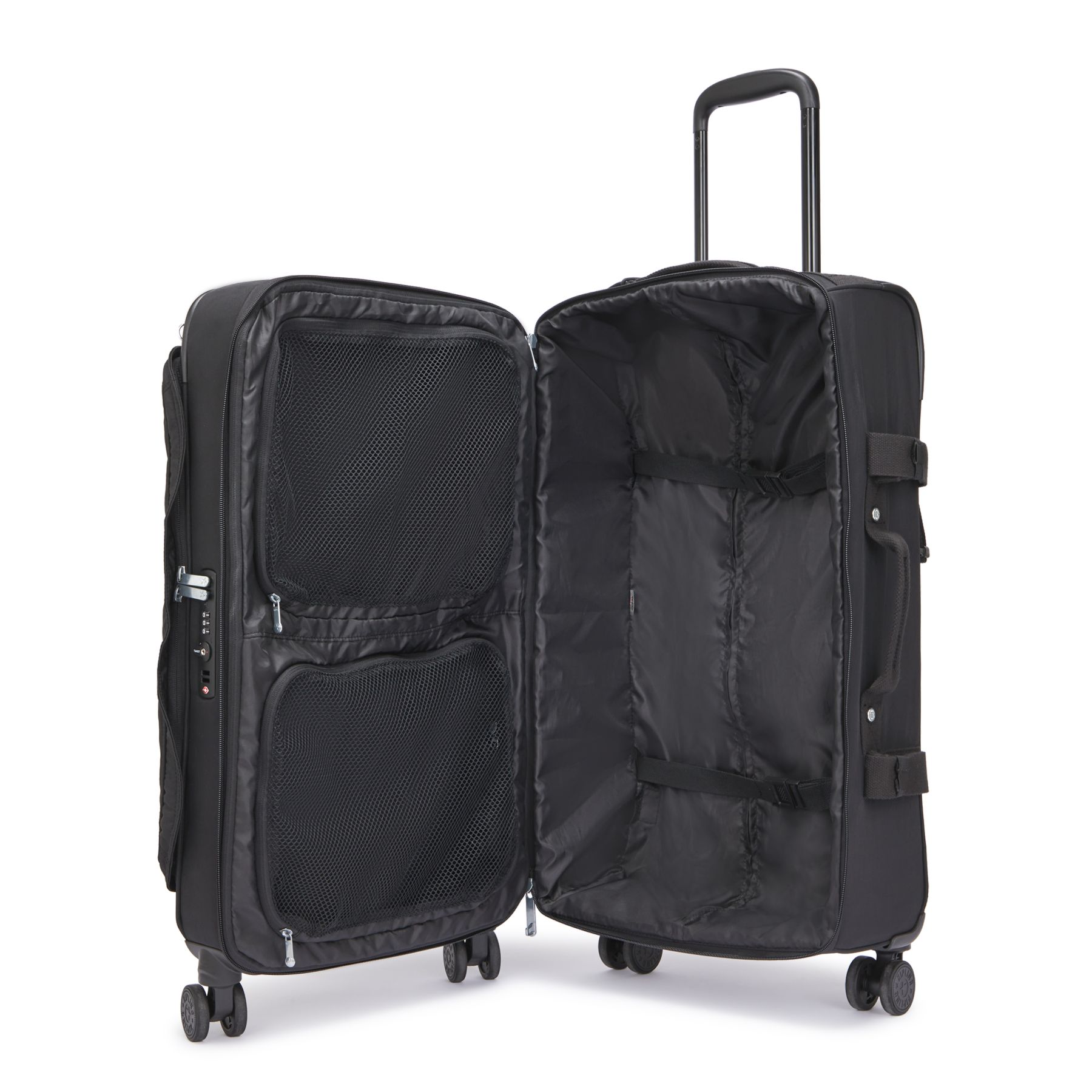 SPONTANEOUS M Valise de taille moyenne à 4 roues - Black Noir