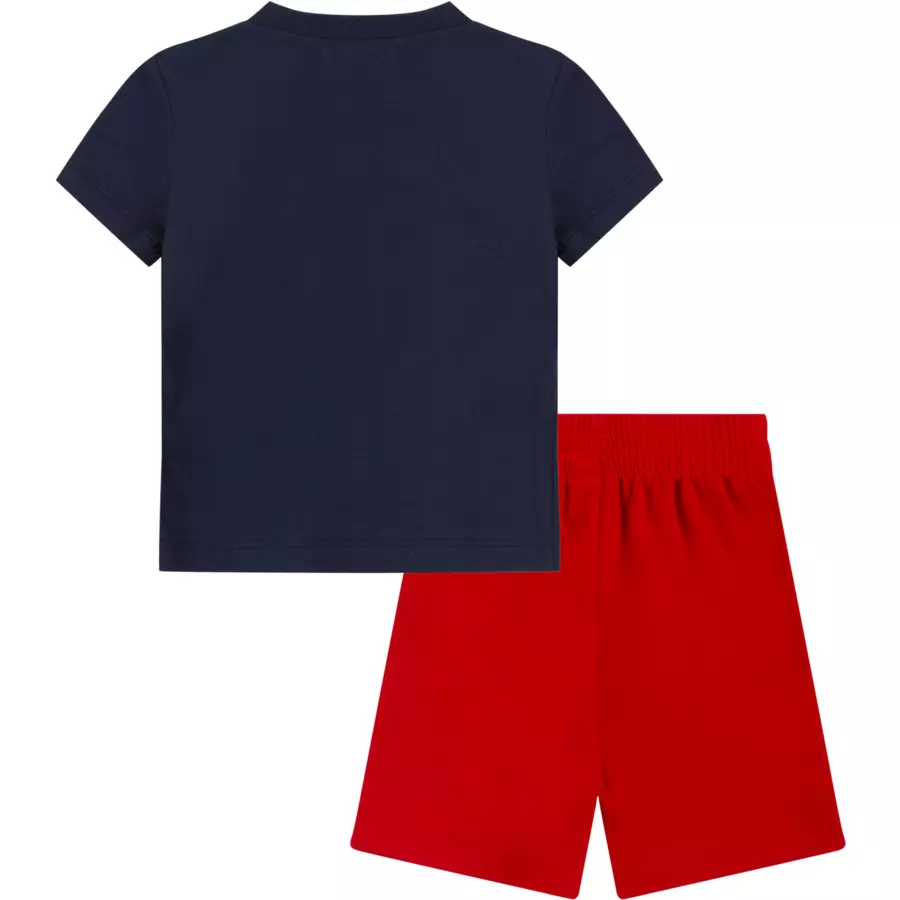 Converse Set T-Shirt und kurze Hose blaurot