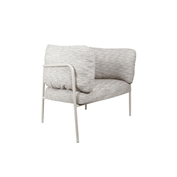 KARWEI fauteuil Noor beige stof met armleuning