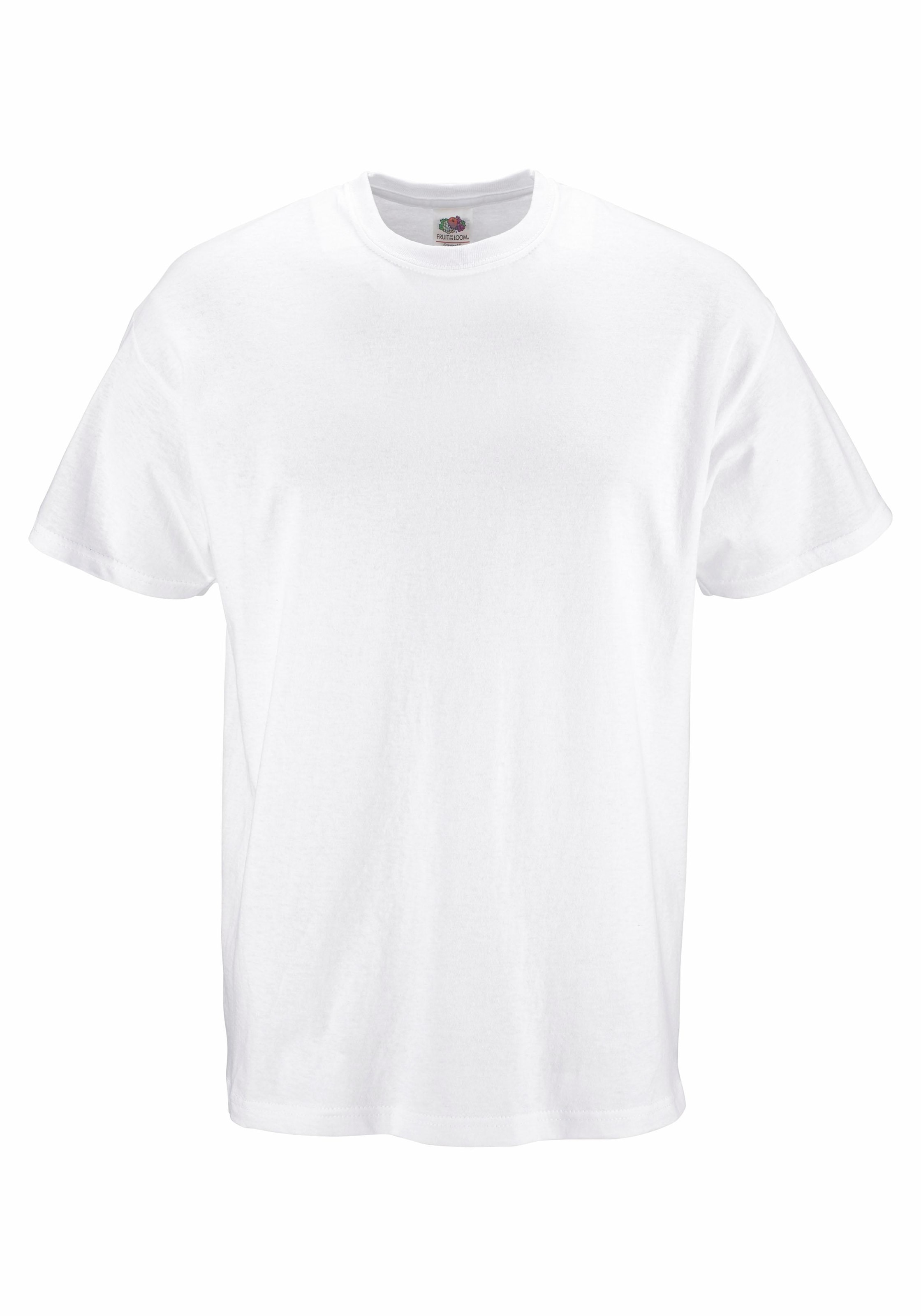 Fruit of the Loom T-Shirt », sechs Stück in unterschiedlicher Farbkomination« Packung, 6er-Pack, 6 Stk. mit Rundhalsausschnitt