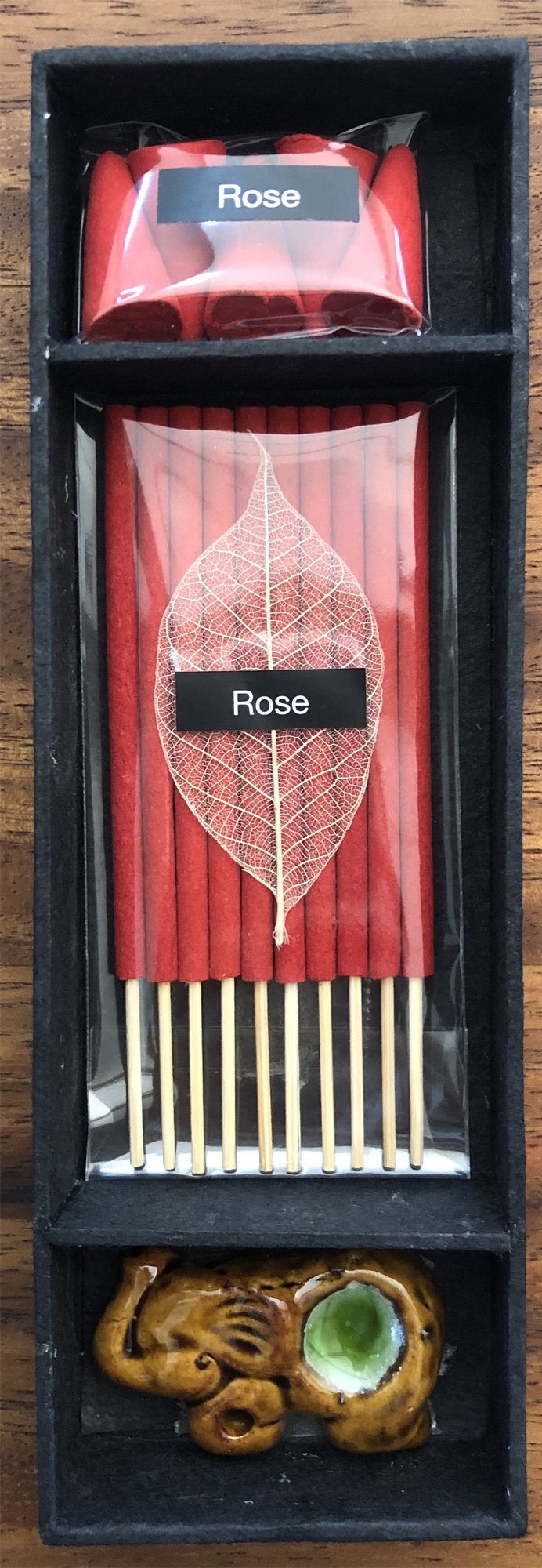 Räucher-Box 'Rose', rot, B 18,5 cm, L 6 cm, H 2,5 cm günstig bestellen