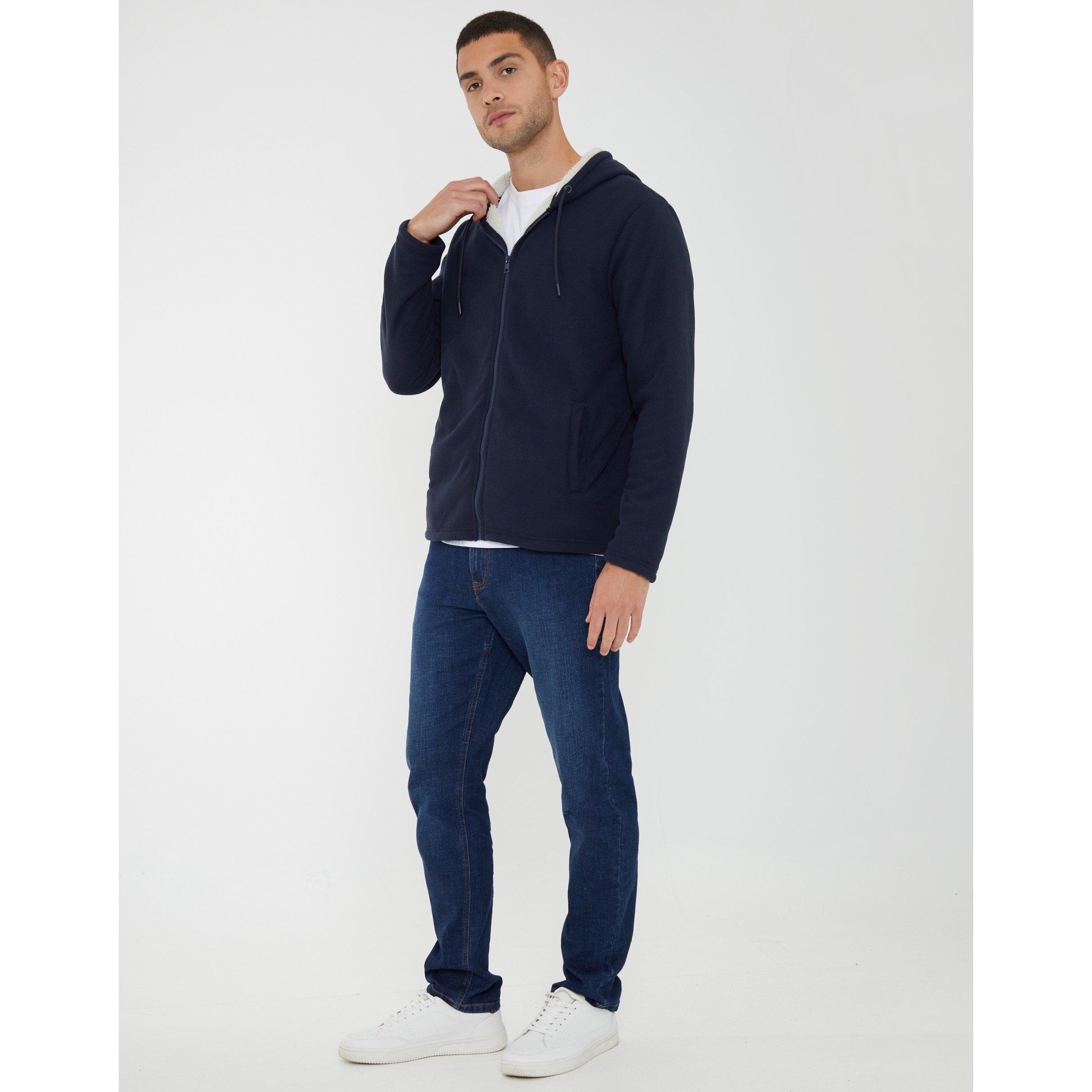 Threadbare Full Zip Fleece Mens