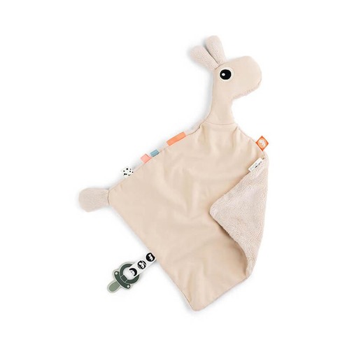 Doudou plat attache-sucette Lalee Sable - DONE BY DEER