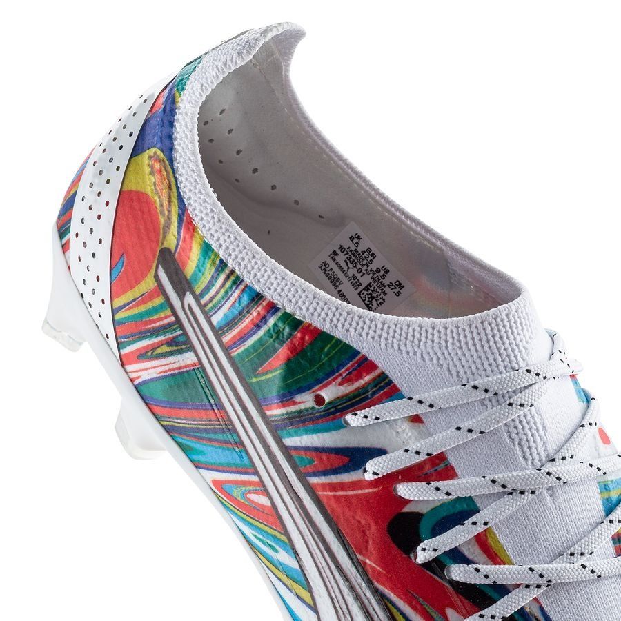 PUMA X Unisport Ultra Ultimate FG/AG Flags of the World - Blanc/Noir/Rouge/Vert ÉDITION LIMITÉE