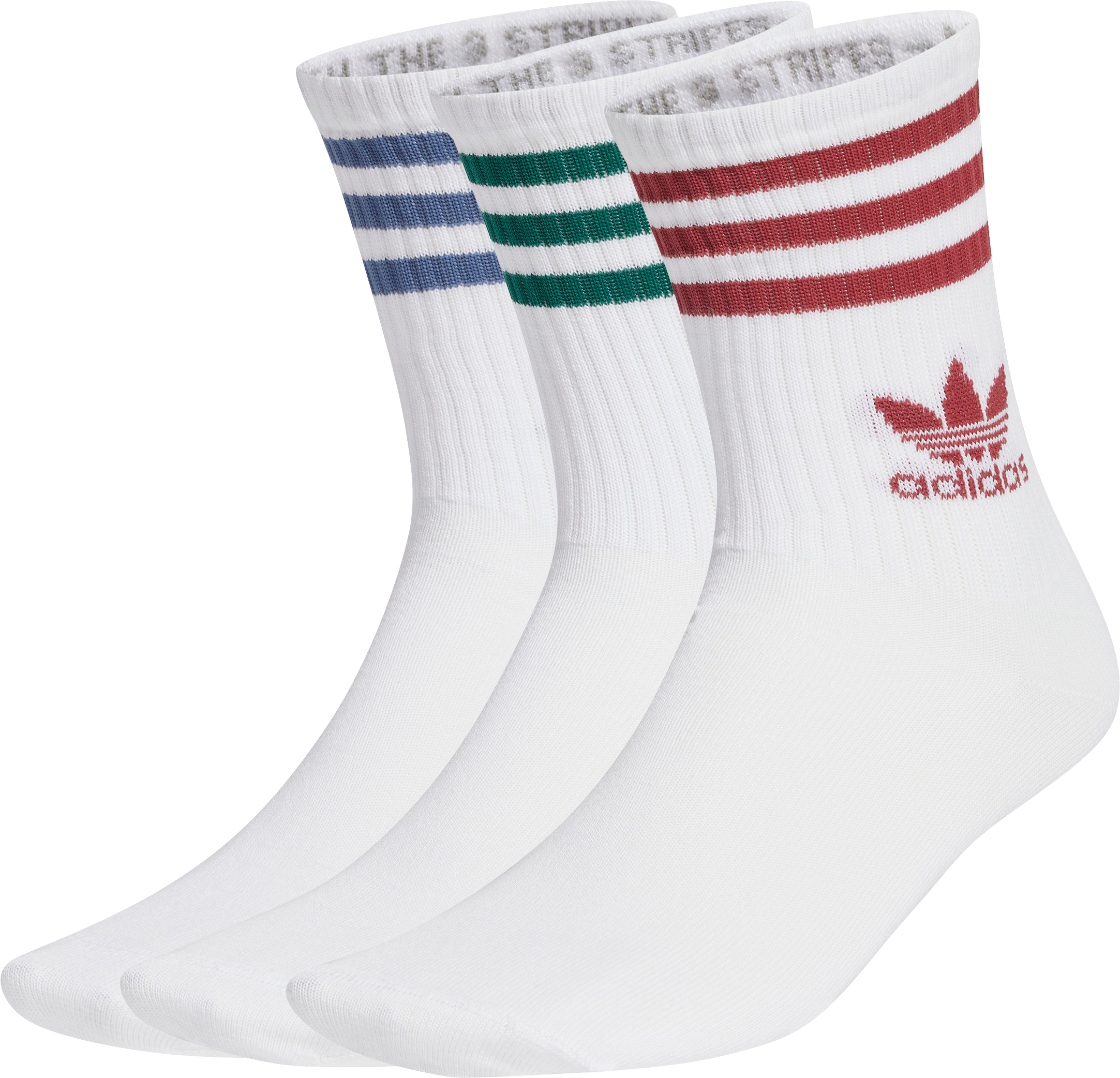 adidas Originals Crew 3 Pairs Socken Weiß