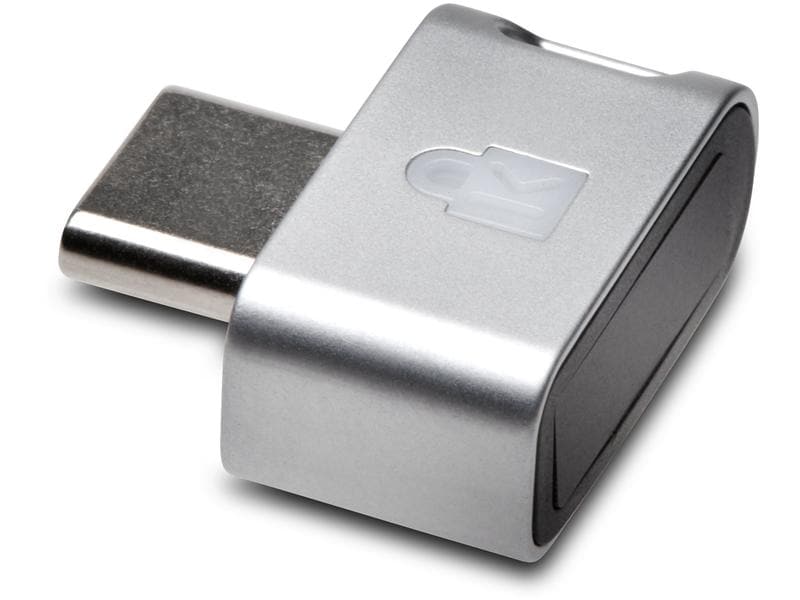 Kensington VeriMark Guard USB-C Fingerprint Key USB-C, 1 St Plattformübergreifender USB-C Fingerabdruckscanner mit FIDO2- und FIDO/U2F-Zertifizierung
