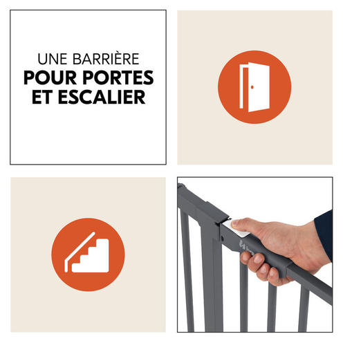 Barrière de sécurité Autoclose 2 - Gris foncé - HAUCK