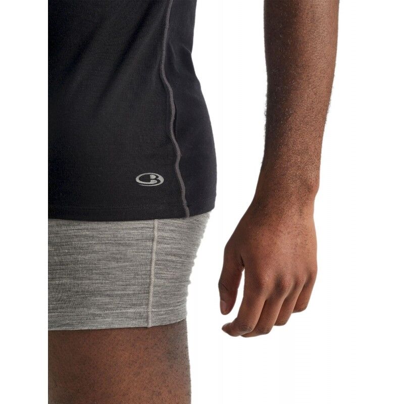 Anatomica Short Sleeve col V en Mérinos - T-shirt en laine mérinos homme