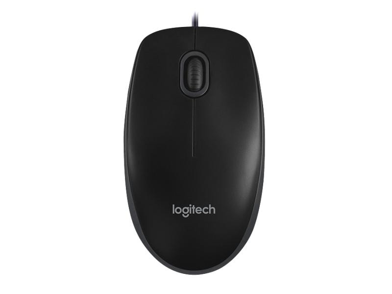 Logitech Maus B100 Optical Business-Maus in OEM-Ausführung, schwarz
