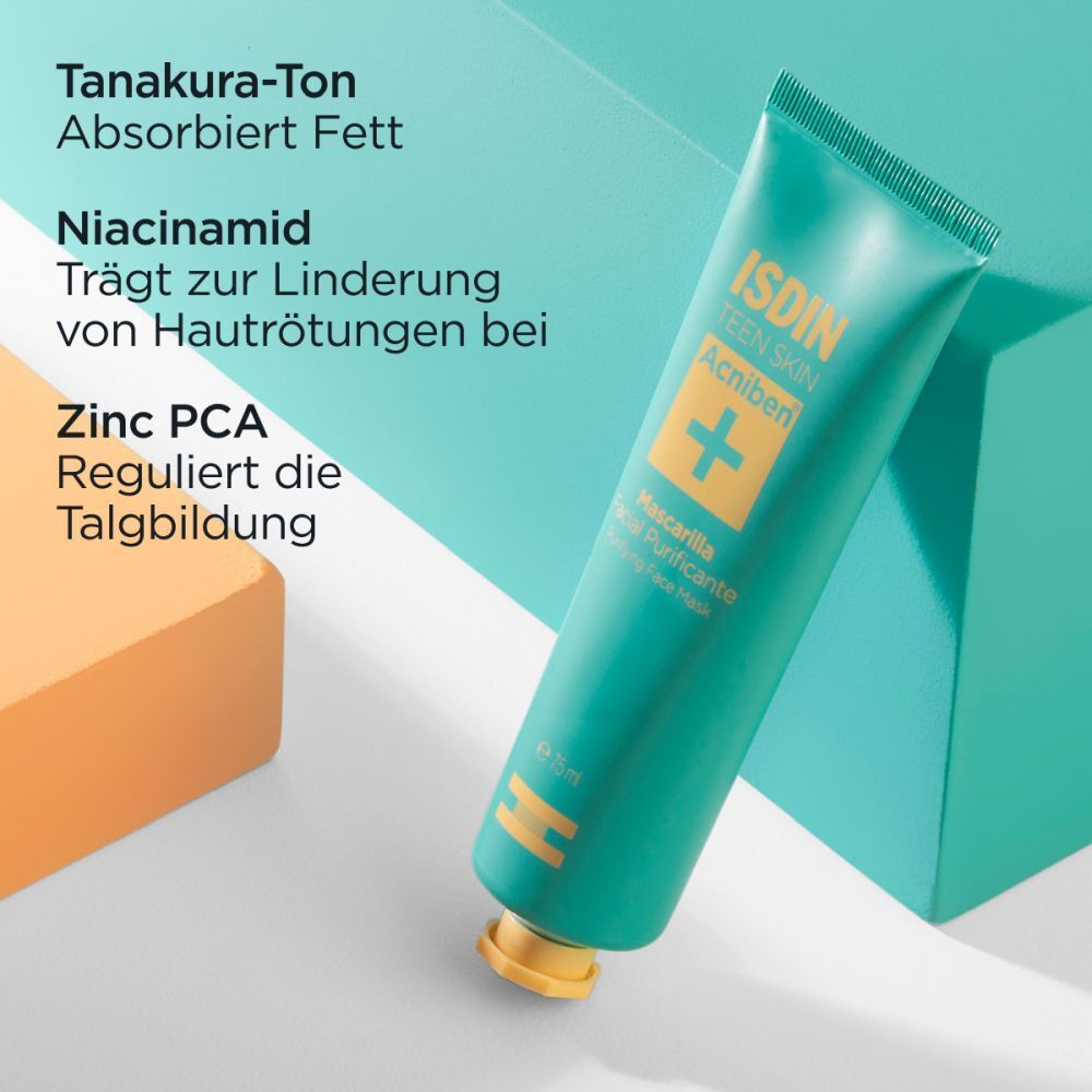 ISDIN ACNIBEN® tiefenreinigende Gesichtsmaske gegen Pickel und unreine Haut