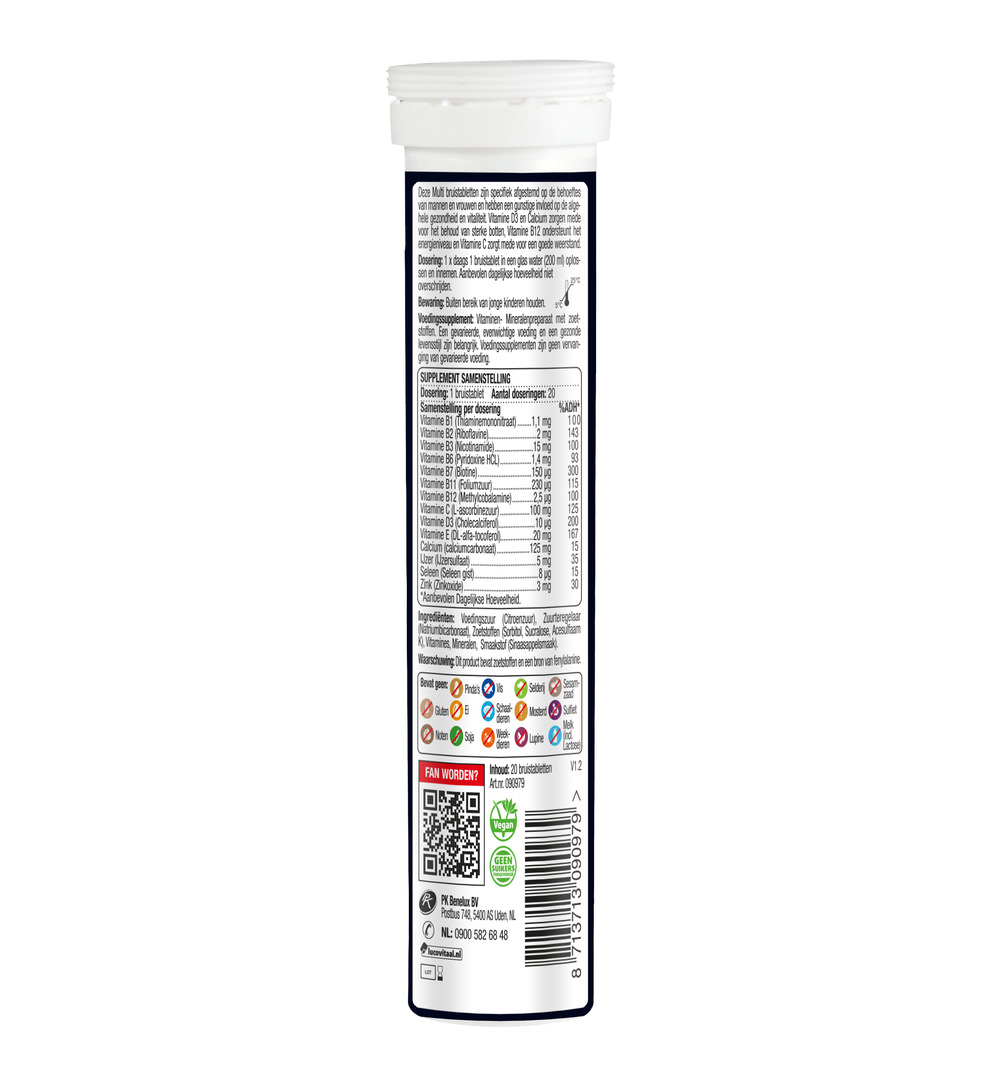 Lucovitaal Multi A-Z (20 bruistabletten)